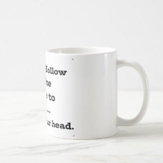 Verlieren Sie Ihren Kopf in der schläfrigen Höhle Tasse