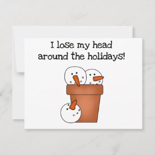 Verlieren Sie meine Holiday Tshirts und Geschenke Feiertagskarte