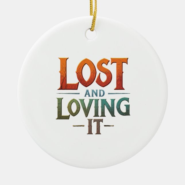Verlieren und lieben keramik ornament (Vorne)
