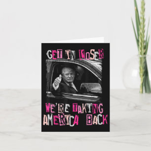 Verlieren wir uns, wir bringen Amerika zurück - Tr Karte