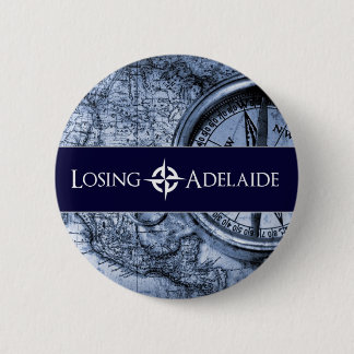 Verlierender Adelaide-Blau-Knopf Button