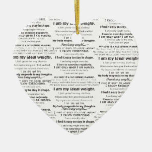 Verlierender Gewichts-Hintergrund Keramikornament