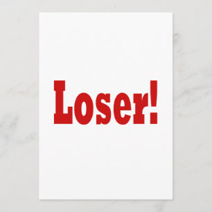 Verlierer Einladung