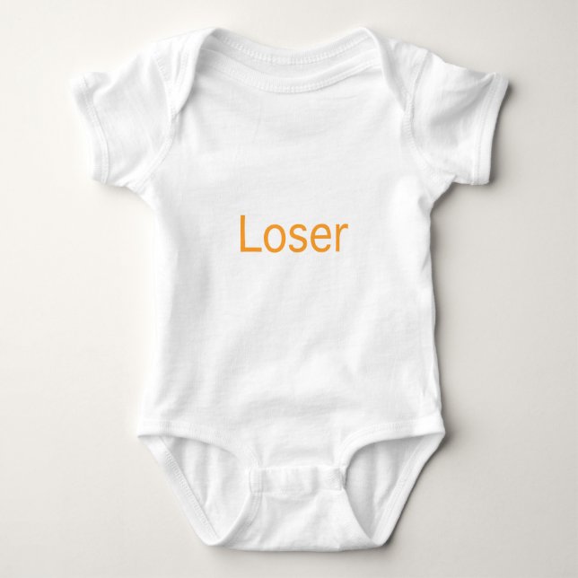 Verlierer-Kleid Baby Strampler (Vorderseite)