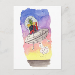 Verlierer Spaaaaaace Postkarte