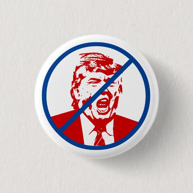 Verlierer-Trumpf-Knopf: "KEIN TRUMPF " Button (Vorderseite)