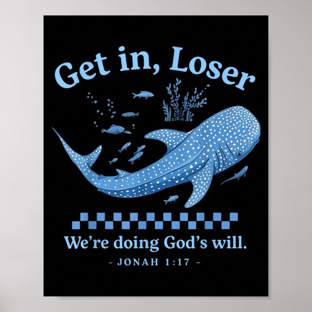 Verlierer, wir tun Gottes Willen, christliche Bibe Poster (Vorne)