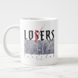 Verlierer zusammenhalten Jumbo-Tasse