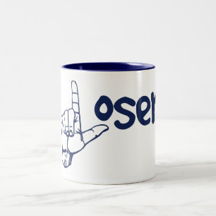 Verlierer Zweifarbige Tasse