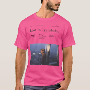 Verlierter Translation Alternative Minimalistisch T-Shirt