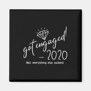 Verlobt 2020 Gräuelbride als Verlobung-Geschenk go Magnet