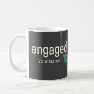 Verlobt Rings Couples Bachelor Party oder Hochzeit Kaffeetasse