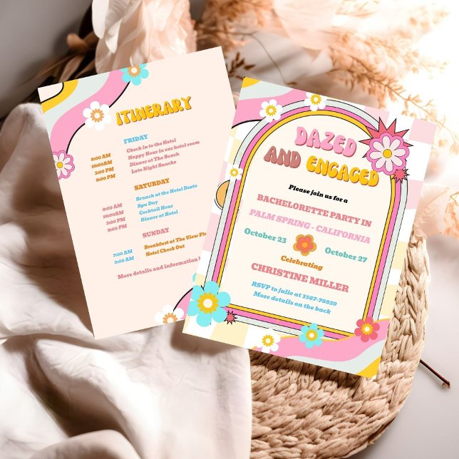 Verlobte Bachelorette Wochenende Einladung (Von Creator hochgeladen)