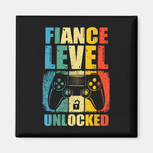 Verlobte-Level-Unlock-Wedding-Gamer-Groom zu Bl Magnet