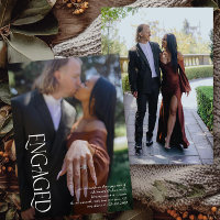 Verlobte Overlay-Vollblut-Fotos-Engagement-Partei