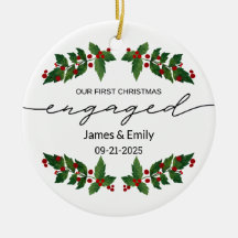 Verlobte Weihnachtsschmuck, Erste Weihnachtszeit