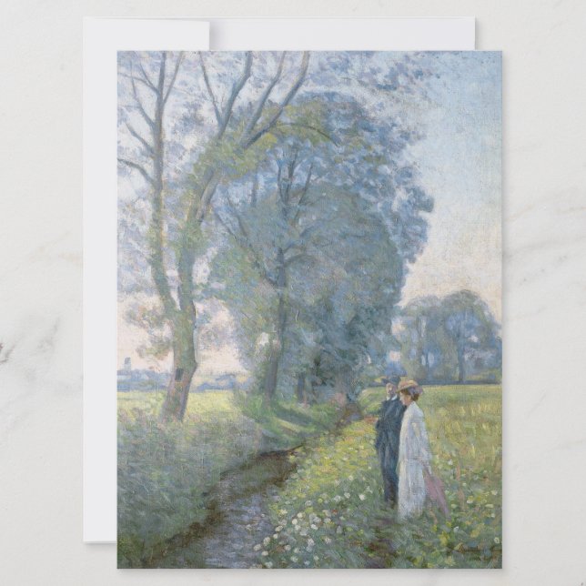 Verlobtes Paar (Hochzeit und Ehe) (Verlobung) Karte (Vorderseite)