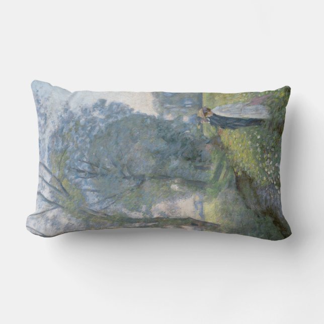 Verlobtes Paar (Hochzeit und Ehe) (Verlobung) Lendenkissen (Vorderseite)