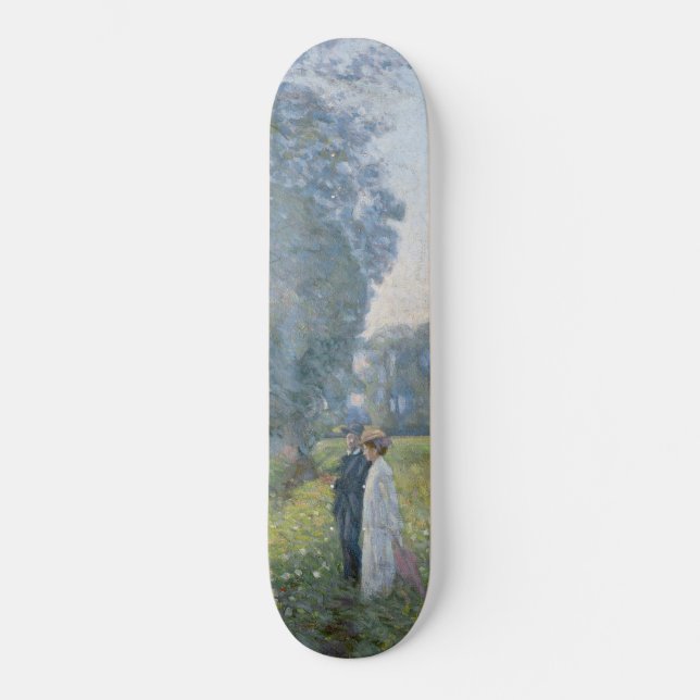 Verlobtes Paar (Hochzeit und Ehe) (Verlobung) Skateboard (Vorderseite)