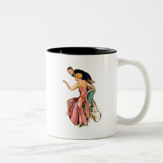 Verlobtes Paar Zweifarbige Tasse
