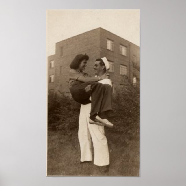 Verlobung der militärischen Hochzeit 1944 Poster (Vorne)