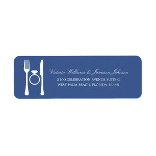 VERLOBUNG DINNER ADRESSE ETIKETTIEREN