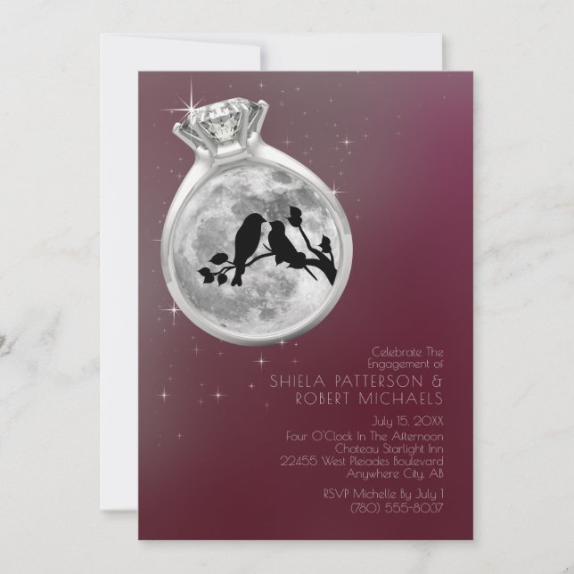 Verlobung - Einladung (Vorderseite)