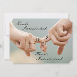 Verlobung Foto Einladung