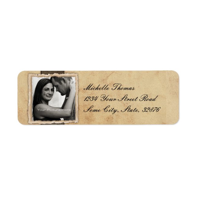 Verlobung Foto Rustikale Vintage Hochzeit (Vorne)