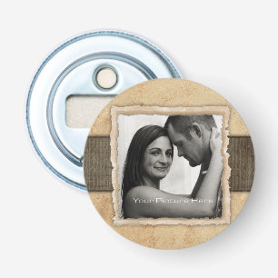 Verlobung Foto Rustikale Vintage Hochzeit Flaschenöffner