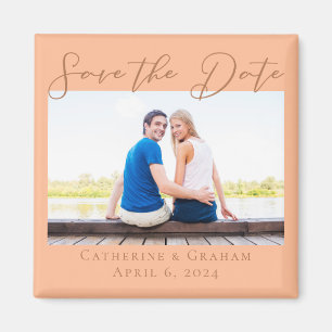 Verlobung Foto Sommer Save the Date Magnet