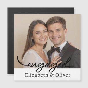 Verlobung für benutzerdefinierte Foto Name eines Magnetkarte
