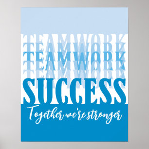 Verlobung für den motivierend Teamwork-Erfolg von  Poster