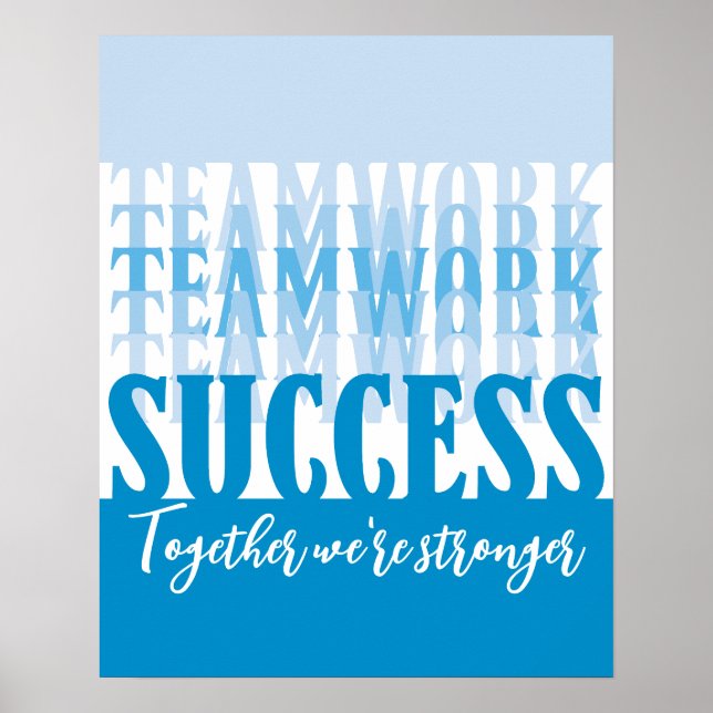 Verlobung für den motivierend Teamwork-Erfolg von  Poster (Vorne)