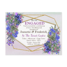 Verlobung geometrischer Blume