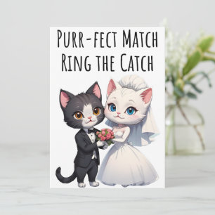Verlobung Glückwünsche Cat Lovers Card Einladung