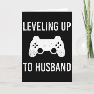 Verlobung Hochzeit für Bräutigam Videospiel Liebha Karte