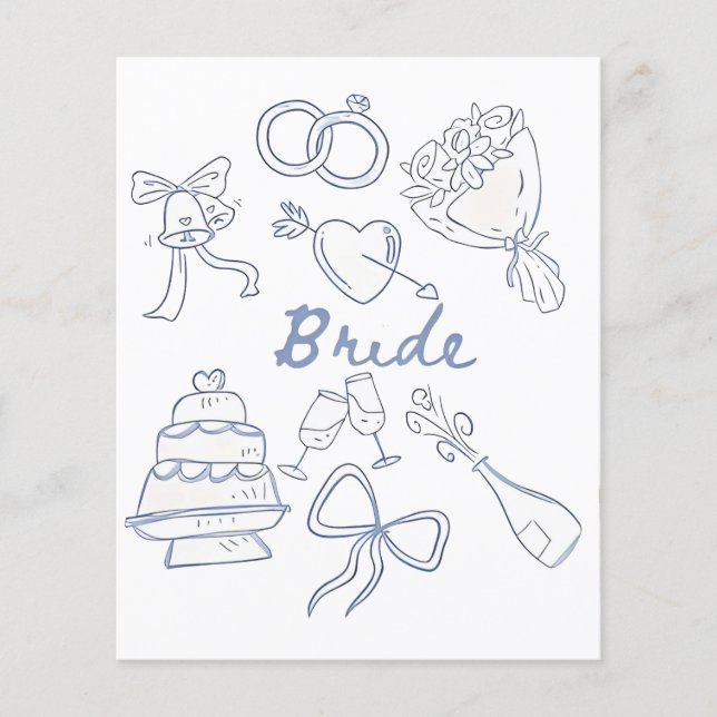 Verlobung Hochzeit Paare Ehefrau Flyer (Vorne)