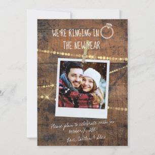 Verlobung im Neujahr Save the Date