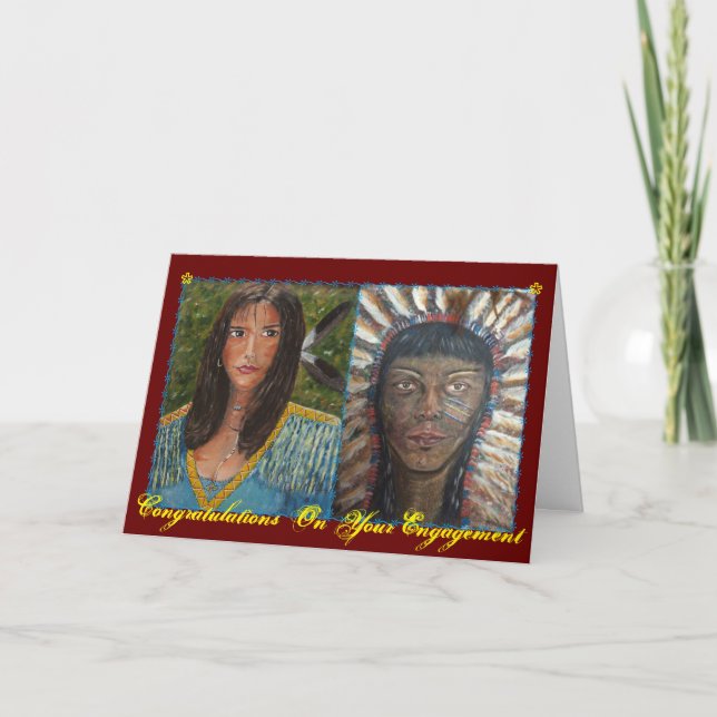 Verlobung Karte (Vorderseite)