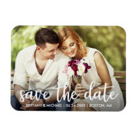 Verlobung Save the Date Modernes Foto