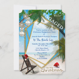 Verlobung Weihnachten Party Einladung