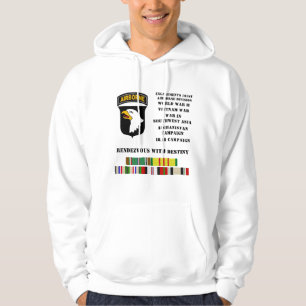 Verlobungen der 101. im Flugzeug Abteilung Hoodie