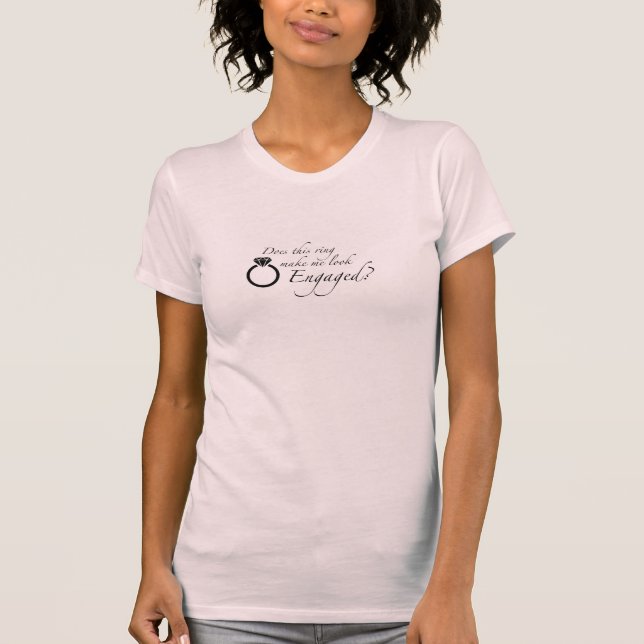 Verlobungs-T - Shirt (Vorderseite)