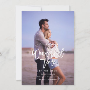 Verlobungs-Weihnachtskarte, Save the Date