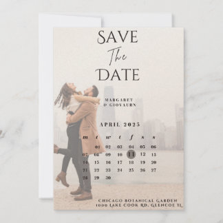 Verlobungsfoto-inspiriertes Save-the-Date Save The Date