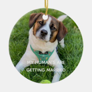 Verlobungsfoto - Meine Menschen heiraten Keramik Ornament