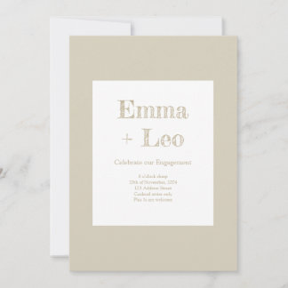 Verlobungsparty Einladung