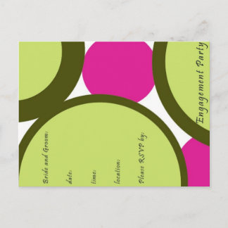 Verlobungspartyeinladungen Einladungspostkarte