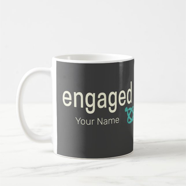 Verlobungsringe Paare Junggesellenabschied oder Ho Kaffeetasse (Links)